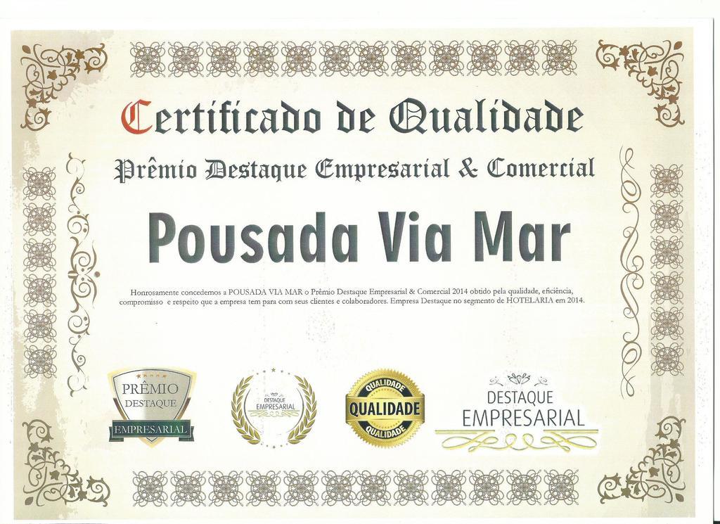 Hotel E Pousada Via Mar Itapocu Luaran gambar